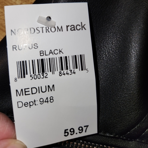 AZALEA WANG Women's Faux Leather Stand Collar Moto Biker Jacket Outwear, Black - Picture 12 of 15